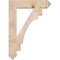 Ekena Millwork Merced Arts & Crafts Smooth Bracket, Douglas Fir, 5 1/2"W x 30"D x 42"H BKT06X30X42MRC03SDF - alternate 4